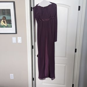 Bari Jay Bridesmaid Dress, Deep purple, Size 16